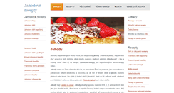 Desktop Screenshot of jahodove-recepty.cz